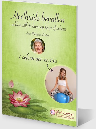 Voorkant e-book Heelhuids bevallen van Malua te Lintelo